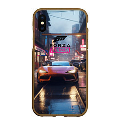 Чехол iPhone XS Max матовый Forza Horizon game