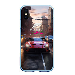 Чехол iPhone XS Max матовый Forza Horizon street racing