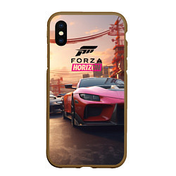 Чехол iPhone XS Max матовый Forza street racihg