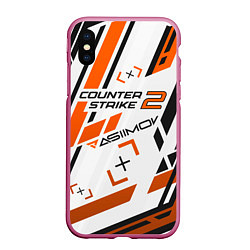 Чехол iPhone XS Max матовый КС 2 Asiimov