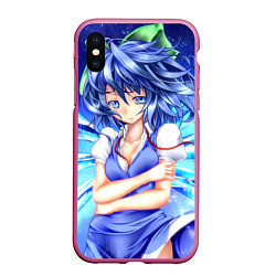 Чехол iPhone XS Max матовый Touhou Project Cirno Чируно 9