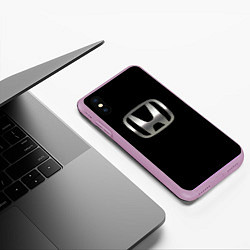 Чехол iPhone XS Max матовый Honda sport auto, цвет: 3D-сиреневый — фото 2