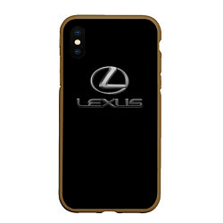 Чехол iPhone XS Max матовый Lexus brend sport