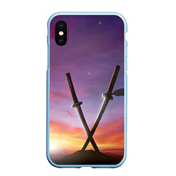 Чехол iPhone XS Max матовый Touhou Project Youmu Swords