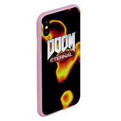 Чехол iPhone XS Max матовый Doom eternal mars, цвет: 3D-розовый — фото 2