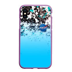 Чехол iPhone XS Max матовый Nasa space