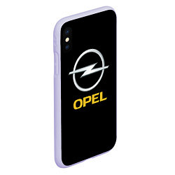 Чехол iPhone XS Max матовый Opel sport car, цвет: 3D-светло-сиреневый — фото 2