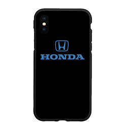 Чехол iPhone XS Max матовый Honda sport japan, цвет: 3D-черный