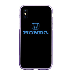 Чехол iPhone XS Max матовый Honda sport japan, цвет: 3D-светло-сиреневый