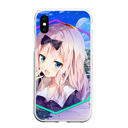 Чехол iPhone XS Max матовый Kaguya-sama wa Kokurasetai Чика Фудживара