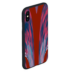 Чехол iPhone XS Max матовый Глиняные облака, цвет: 3D-черный — фото 2