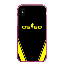 Чехол iPhone XS Max матовый Cs go sport geometry