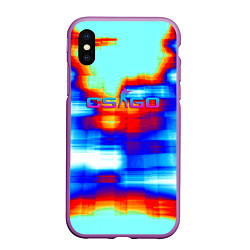 Чехол iPhone XS Max матовый Cs go gradient skin