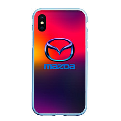 Чехол iPhone XS Max матовый Mazda gradient