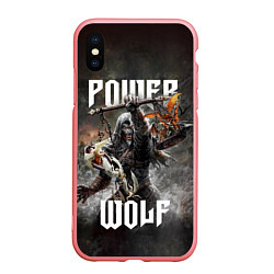 Чехол iPhone XS Max матовый Powerwolf: werewolf, цвет: 3D-баблгам