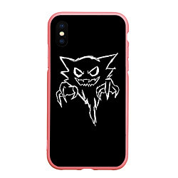 Чехол iPhone XS Max матовый Evil ghost