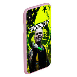 Чехол iPhone XS Max матовый The Prodigy Keith Flint, цвет: 3D-розовый — фото 2