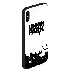 Чехол iPhone XS Max матовый Linkin park black album, цвет: 3D-черный — фото 2