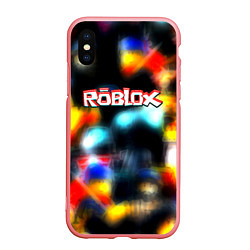 Чехол iPhone XS Max матовый Roblox game 2023, цвет: 3D-баблгам