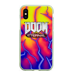 Чехол iPhone XS Max матовый Doom eternal srotm shadow