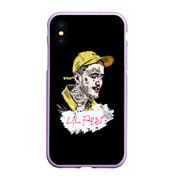 Чехол iPhone XS Max матовый Lil peep band steel