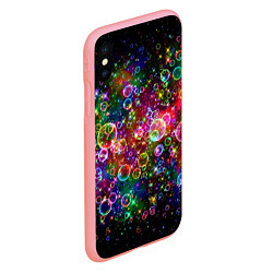 Чехол iPhone XS Max матовый Мыльные пузырики, цвет: 3D-баблгам — фото 2