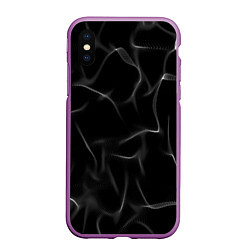 Чехол iPhone XS Max матовый Узор дыма