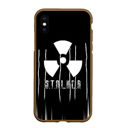 Чехол iPhone XS Max матовый Stalker чернобыль