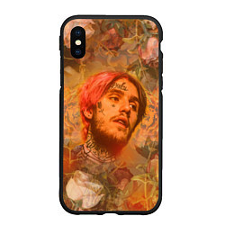 Чехол iPhone XS Max матовый Lil Peep розы