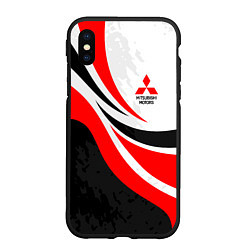 Чехол iPhone XS Max матовый Evo racer mitsubishi - uniform