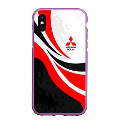 Чехол iPhone XS Max матовый Evo racer mitsubishi - uniform