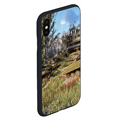 Чехол iPhone XS Max матовый STALKER танки, цвет: 3D-черный — фото 2