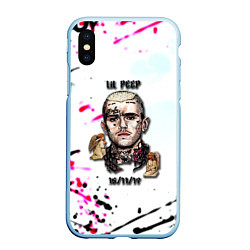 Чехол iPhone XS Max матовый Lil peep rap band