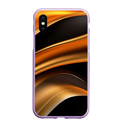 Чехол iPhone XS Max матовый Yellow black style