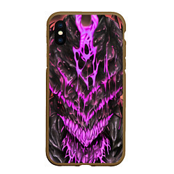 Чехол iPhone XS Max матовый Pink slime