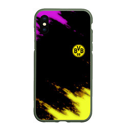 Чехол iPhone XS Max матовый Borussia Dortmund sport