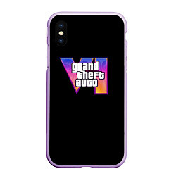 Чехол iPhone XS Max матовый Gta 6 logo