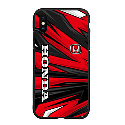 Чехол iPhone XS Max матовый Red sport - honda