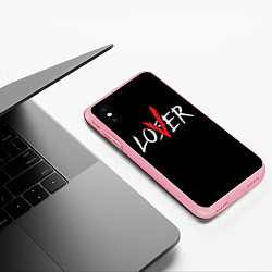 Чехол iPhone XS Max матовый Lover loser, цвет: 3D-баблгам — фото 2