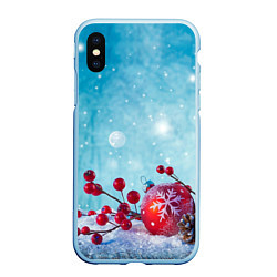 Чехол iPhone XS Max матовый Сhristmas toys