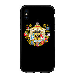 Чехол iPhone XS Max матовый Россия герб славянский
