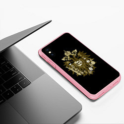 Чехол iPhone XS Max матовый Герб РФ старославянский, цвет: 3D-баблгам — фото 2
