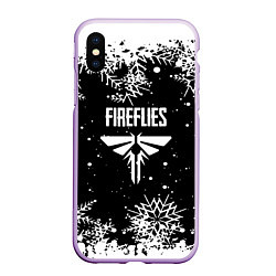 Чехол iPhone XS Max матовый The last of us winter snow