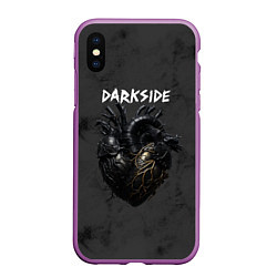 Чехол iPhone XS Max матовый Bring Me the Horizon - darkside, цвет: 3D-фиолетовый