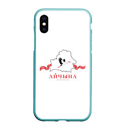 Чехол iPhone XS Max матовый Беларусь Айчына Бусел