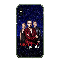 Чехол iPhone XS Max матовый Depeche Mode - A universe band