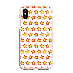 Чехол iPhone XS Max матовый Звезды защитника