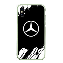 Чехол iPhone XS Max матовый Mercedes benz краски спорт