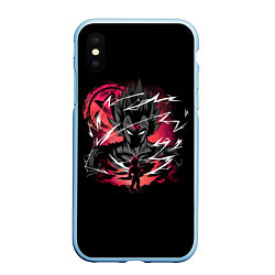Чехол iPhone XS Max матовый Dragon Ball - Vegeta