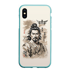 Чехол iPhone XS Max матовый Vintage samurai